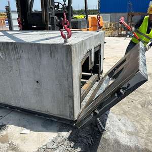 Kit <span class=keywords><strong>de</strong></span> construction <span class=keywords><strong>de</strong></span> mur <span class=keywords><strong>de</strong></span> soutènement - Moule <span class=keywords><strong>en</strong></span> acier pour blocs <span class=keywords><strong>de</strong></span> béton type Lego avec système d'interverrouillage, écologique - Product Image 2