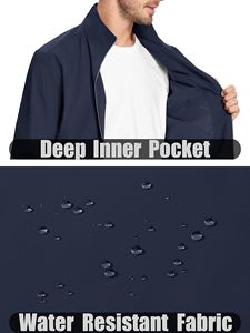 Custom Logo Man <strong>Jacket</strong> <strong>Winter</strong> <strong>Waterproof</strong> <strong>Winter</strong> <strong>Jacket</strong> Men Sport Training Wind Breaker <strong>Jacket</strong> for Men - Product Image 2