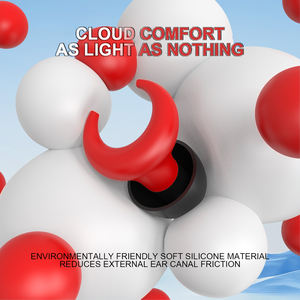 Silicone macio descartável dobrável ruído cancelamento tampões redução ruído proteção auditiva foco & relaxamento - Product Image 5