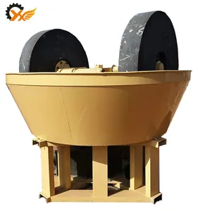 New type machine rock grinder stone gold miller 1200 wet grinding pan mill gold milling machine for gold grinding