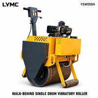 Compacteur hydraulique routier YSW050H 500 kg pour le remblaiement de fossés, les bordures, les travaux d'assainissement, les fondations et la préparation des bords de route