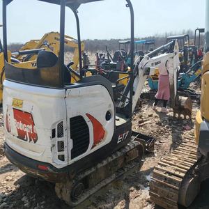 <span class=keywords><strong>Mini</strong></span> pelleteuse électrique sur chenilles <span class=keywords><strong>Bobcat</strong></span> <span class=keywords><strong>E17</strong></span> d'occasion, de taille compacte avec une grande profondeur de creusement, conçue pour l'efficacité et la mobilité - Product Image 1