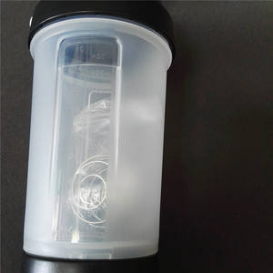 Wholesale Custom 500ml Plastic Sport Gym <strong>Protein</strong> Shaker 3 Layers New Design Water for Blender Bottle Hot <strong>Cheap</strong> <strong>Shake</strong> for Ball - Product Image 5