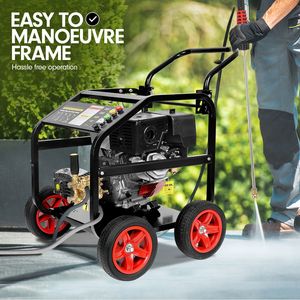 Chariot chariot 3600psi haute pression <span class=keywords><strong>Jet</strong></span> pompe à essence nettoyage des sols extérieurs et Machine à laver pour le lavage des carreaux de construction de chaussées - Product Image 2