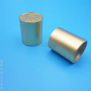 Custom Zinc Alloy Metal Bottle Caps 23x28mm Gold <b>Stamp</b> Logo For Cosmetics Bottles Durable Cylindrical Lid Closure - Product Image 1