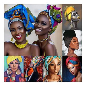Mujer africana con turbante lienzo moderno arte <span class=keywords><strong>de</strong></span> pared pintura <span class=keywords><strong>de</strong></span> diamante 5D taladro completo Decoración Para sala <span class=keywords><strong>de</strong></span> estar <span class=keywords><strong>Kit</strong></span> <span class=keywords><strong>de</strong></span> <span class=keywords><strong>punto</strong></span> <span class=keywords><strong>de</strong></span> <span class=keywords><strong>cruz</strong></span> - Product Image 2