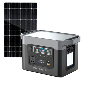 แบตเตอรี่ลิเธียมไอออนแบบพกพา 800W/2000W ความจุสูง พร้อมหน้าจอ LED ระบบป้องกัน BMS แผงโซลาร์เซลล์ สำหรับรถยนต์ RV พอร์ตเชื่อมต่อไฟฟ้ากระแสตรง ไฟฉายแบบ Pure Sine - Product Image 4