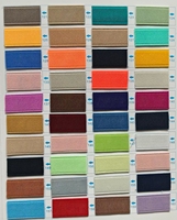 Ruban Jacquard Élastique Personnalisé 1.2cm 1.5cm 2cm 2.5cm Couleur Unie pour Chaussures Sacs Accessoires de Couture DIY Polyester/Coton 33