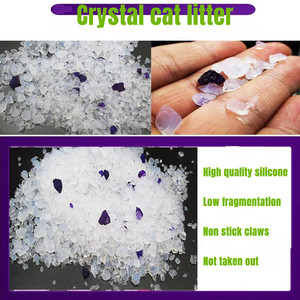 LUCKLOVE panas grosir bebas debu pelet kristal kucing litter silika gel - Product Image 3