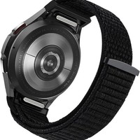 Sangle en nylon à boucle à dégagement rapide avec attache, compatible avec les montres Samsung Galaxy Watch 7/6/5/4