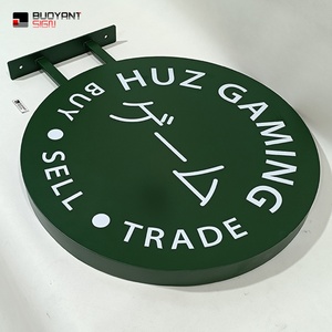 Custom Outdoor Shop Blade Wall Sign Exterior Restaurant Cafe Blade Sign Hanging Advertising Business Sign Advertising Boards - Product Image 3
