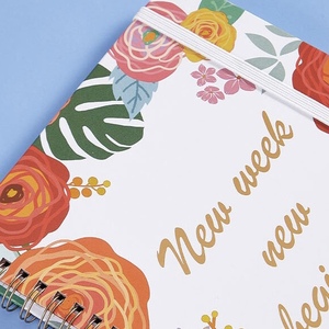 Planificador escolar de tapa dura, planificador de 12 meses con fuerte unión de doble alambre, lujo semanal mensual 2025, regalo diario impreso personalizado - Product Image 3