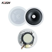 Haut-parleurs de plafond alimentés à angle réglable de 8 pouces 40W 100V Ultra-mince dans le système de son de Pa de haut-parleur alimenté par plafond pour l'amplificateur