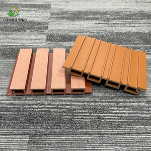 Ngoài trời hiện đại cổ điển WPC Panel tường rãnh bên ngoài siding bên ngoài ốp không thấm nước cách âm cho kho tường trang trí nội thất - Product Image 5