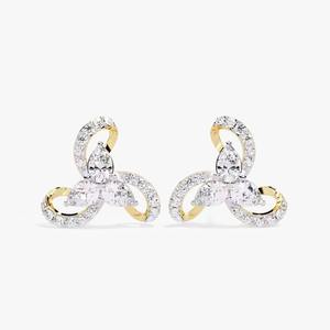 Fine Jewelry Cluster <b>Earring</b> In S925 Sterling <b>Silver</b> Luxury Square Stud <b>Earrings</b> Women <b>Men</b> Hip Hop Jewelry <b>Earring</b> - Product Image 1