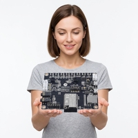 Kit de développement audio ESP8266, carte de développement double cœur ESP8266, module audio sans fil I2C vers WiFi, convertisseur DC/DC