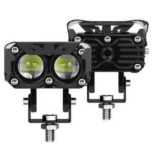 Feux de moteur LED 9-80V étanches 4000lm, projecteur LED bicolore, feux de moto à œil d'ange pour toutes les voitures - Product Image 4
