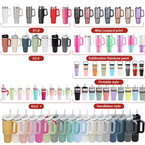 Hot Selling 40 oz Adventure Sta Nley <b>Cup</b> <b>Insulated</b> Double Wall Stainless Steel Tumbler Straw 12-24 Hours Thermal Insulation - Product Image 6