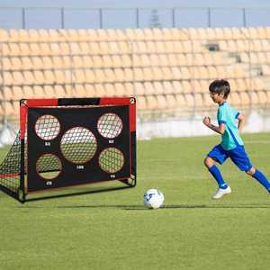 But de football d'entraînement personnalisé - Filet portable 3-en-1 pour sports d'équipe et jardin - Product Image 1