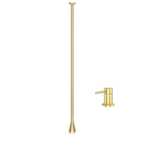 Rubinetto Moderno per Lavabo a Pavimento in Ottone Nero ad Alta Pressione con <span class=keywords><strong>Soffione</strong></span> <span class=keywords><strong>Doccia</strong></span> Ecologico e Risparmio Idrico per Bagno - Product Image 2