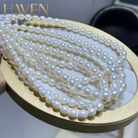 Perles en vrac, perles à trou, perles de riz d'eau douce, perles pour la fabrication de bijoux