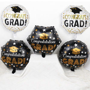 Ballon en aluminium de 18 pouces pour la saison de la remise des diplômes, idéal pour les fêtes scolaires et les arrangements de carnaval - Product Image 2