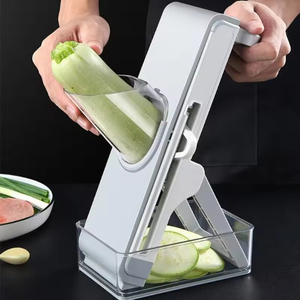 Herramientas y utensilios <span class=keywords><strong>de</strong></span> cocina manuales Cortador <span class=keywords><strong>de</strong></span> verduras Cortador <span class=keywords><strong>de</strong></span> patatas <span class=keywords><strong>Acero</strong></span> <span class=keywords><strong>inoxidable</strong></span> Multi-Choice PP <span class=keywords><strong>Mandolina</strong></span> <span class=keywords><strong>de</strong></span> plástico - Product Image 5