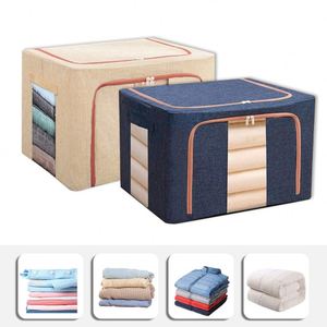 Boîte de rangement pliable en tissu pour vêtements, organisateur de tiroir pliable pour la maison, en promotion - Product Image 4