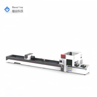 Machine de découpe laser métallique 6M haute précision CNC à fibre optique pour tubes et tuyaux, automatique 4 axes, refroidissement par eau, prise en charge DWG
