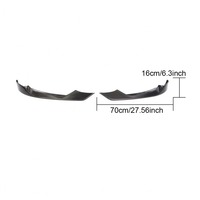 Becquet avant en fibre de carbone pour BMW F80 M3 berline F82 F83 M4 coupé Pare-chocs M d'origine 12-18