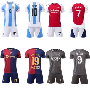 Maillot de football unisexe en polyester pour domicile et extérieur, avec numéros <span class=keywords><strong>Cristiano</strong></span> <span class=keywords><strong>Ronaldo</strong></span> et Mbappé - Product Image 1