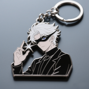 Porte-clés de personnage d'anime en métal personnalisé pour l'affichage des collectionneurs - Product Image 2