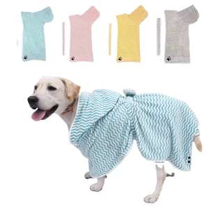 Albornoz <span class=keywords><strong>para</strong></span> Perros - Toalla de Secado Súper Absorbente <span class=keywords><strong>para</strong></span> Mascotas, Albornoces <span class=keywords><strong>para</strong></span> después del Baño, Ducha, Natación, Paseo en Húmedo <span class=keywords><strong>para</strong></span> Cachorros - Product Image 1