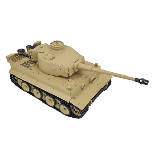 3818-1 1/16 allemand Tiger I réservoir modèle COOLBANK tourelle rotative à 360 ° modifiée 2.4Ghz <span class=keywords><strong>IR</strong></span> + BB bataille RC jouets adultes réservoir passe-temps cadeaux - Product Image 1