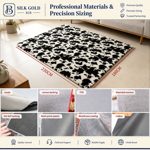 <span class=keywords><strong>Tapis</strong></span> en fausse fourrure de lapin douce, motif zèbre, pour salon, chambre à coucher, <span class=keywords><strong>tapis</strong></span> moderne, <span class=keywords><strong>tapis</strong></span> de sol décoratif pour la maison - Product Image 2
