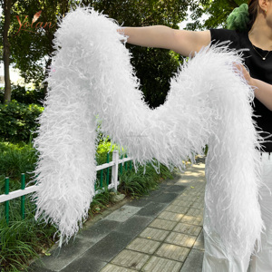 <span class=keywords><strong>Boa</strong></span> di Piume di Struzzo Soffici Personalizzabili 15-18cm all'Ingrosso per Costumi da Sfilata, Spettacoli Teatrali, Abiti da Sera e Creazione di Abbigliamento - Product Image 1
