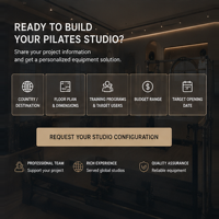 Ensemble complet d'équipements de studio de Pilates pour l'installation de studios de boutique, fournisseur en gros pour les studios de gym commerciaux et les projets