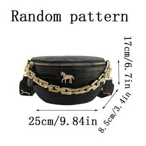 Nuova Borsa Elegante da <span class=keywords><strong>Donna</strong></span> con Catena, Marsupio di Design per Ragazze - Product Image 6