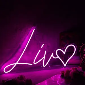 Hot Selling Name Neon Sign Custom Neon Sign Bedroom Wall Decor Neon Sign