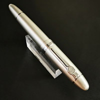 Jinhao 159 Collection d'affaires professionnelles noir brillant avec argent grand et lourd cadeau métal avancé stylo à bille roulante pour l'écriture