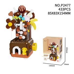 Ensemble de distributeurs automatiques de bonbons en blocs de construction colorés, très vendus, avec des bonbons réalistes pour la créativité et le jeu des enfants, vente en gros OEM - Product Image 6