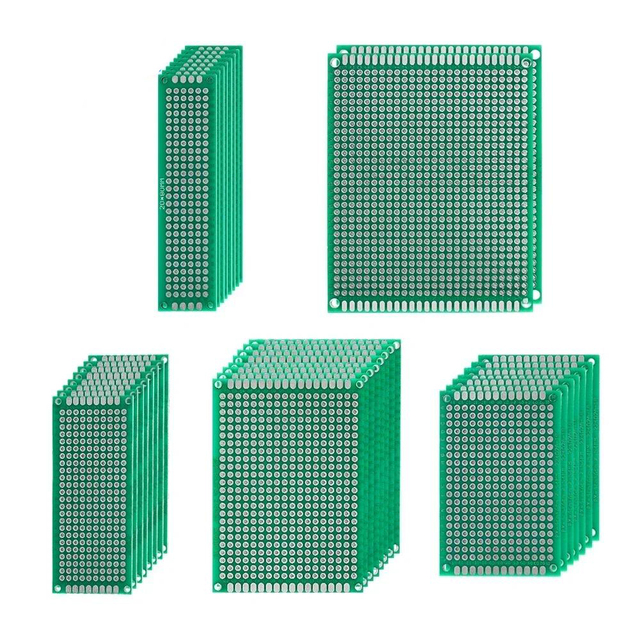 4PCS-40PCS Universal PCB Prototype Board Green Double Sided 2x8 3x7 4x6 5x7 7x9CM Protoboard Breadboard DIY Electronic Kit