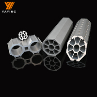 Extrusions en aluminium de moteur linéaire 6061-T6 pré-fendues de précision Yaying pour l'assemblage de cadre NEMA, composants modulaires usinés CNC