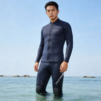 Nouvelle combinaison de plongée en caoutchouc 1,5 mm, pantalon séparé, épaissie, anti-froid, chaude, pour la plongée avec tuba et le surf, unisexe adulte