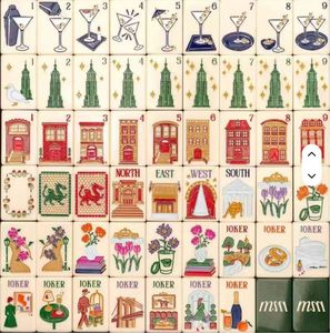 Meilleure vente transfrontalière : Ensemble de Mahjong américain en acrylique, tuiles personnalisées et créatives, pour un divertissement décontracté et <span class=keywords><strong>loisirs</strong></span>, Taizhou - Product Image 1