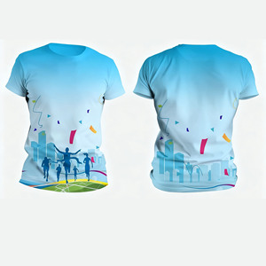 Camiseta Deportiva de Malla Transpirable con Logotipo Personalizado para Maratones - Product Image 1