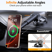 Electronic Accessories New Trending Product 2026 Magnetic Wireless Car Charger Dashboard Car Phone Holder Consumer Products