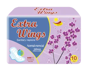 Girl Period Sanitary Napkin Pad Suppliers Disposable Sanitary Napkins With Wings