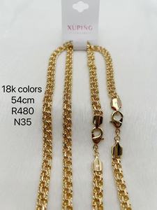 XUPING <span class=keywords><strong>Joyería</strong></span> al por mayor, collar de eslabones chapado en oro <span class=keywords><strong>para</strong></span> <span class=keywords><strong>hombre</strong></span>, estilo cubano, serpiente, Singapur, personalizado, de moda, <span class=keywords><strong>para</strong></span> rapero, hip hop - Product Image 4