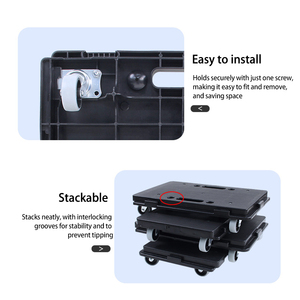 Carrito Multiusos Compacto, Modular, Silencioso, Portátil e Ideal <span class=keywords><strong>para</strong></span> el Hogar y la Oficina, Carrito de Transporte y Transpaleta - Product Image 4